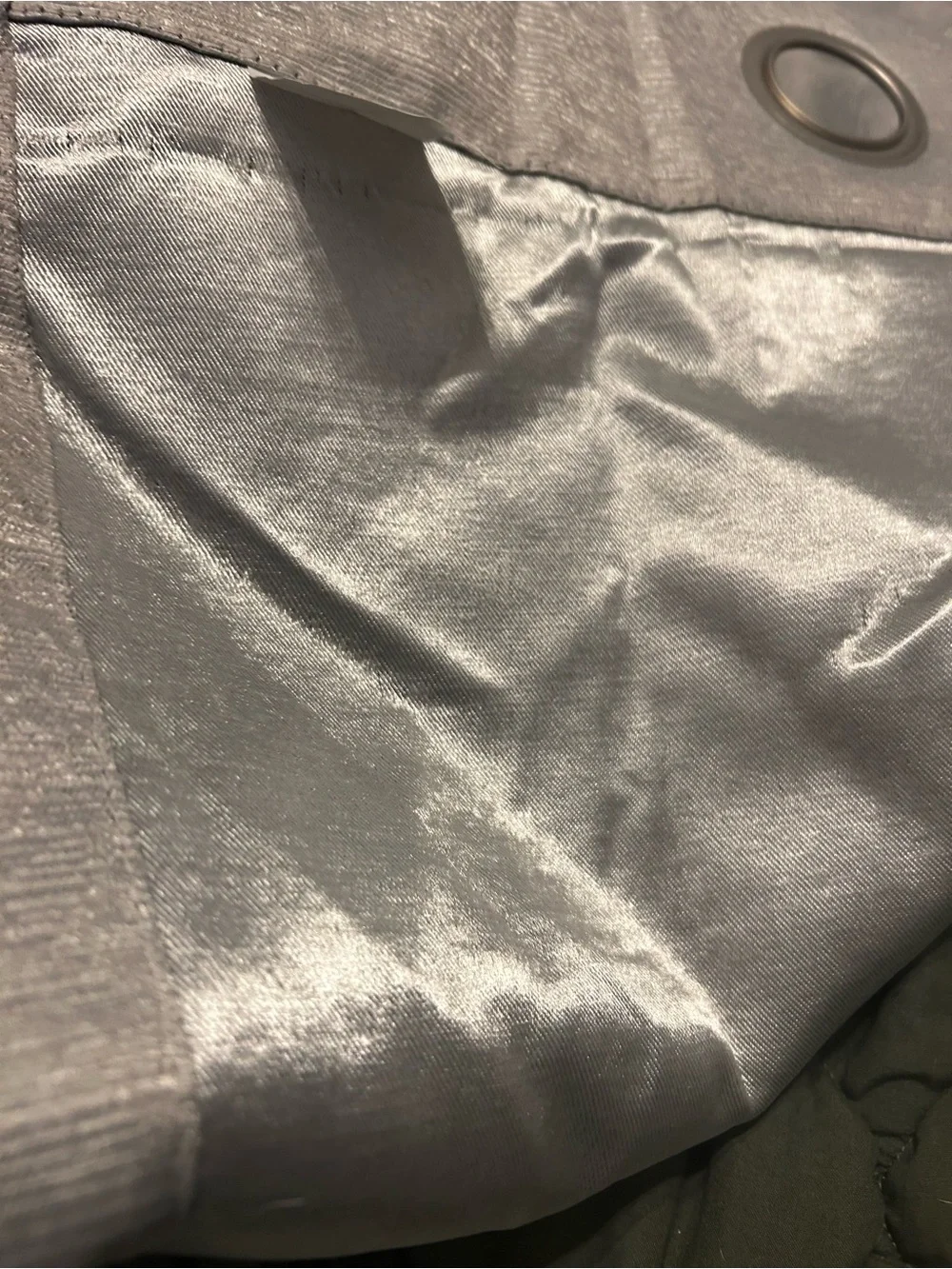 Neutral Textured Blackout Drapery Panels - Light Gray 52 X 96. Set of 2